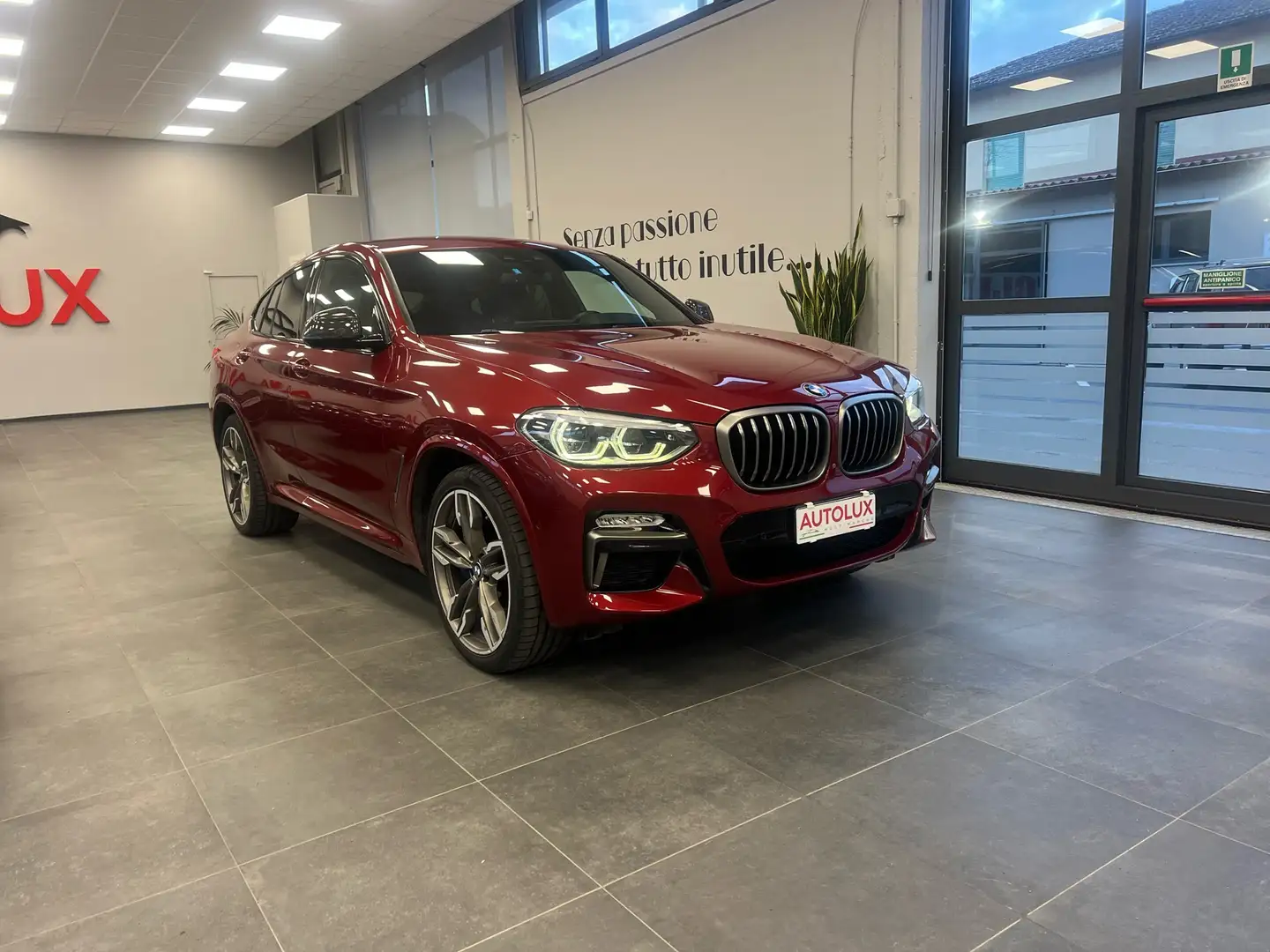 BMW X4 M xdrive M40d auto Rojo - 2