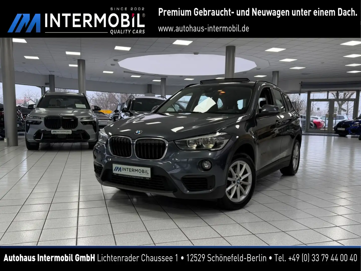 BMW X1 xDrive 18 d Advantage*Panorama*Navi*PDC* Gris - 1