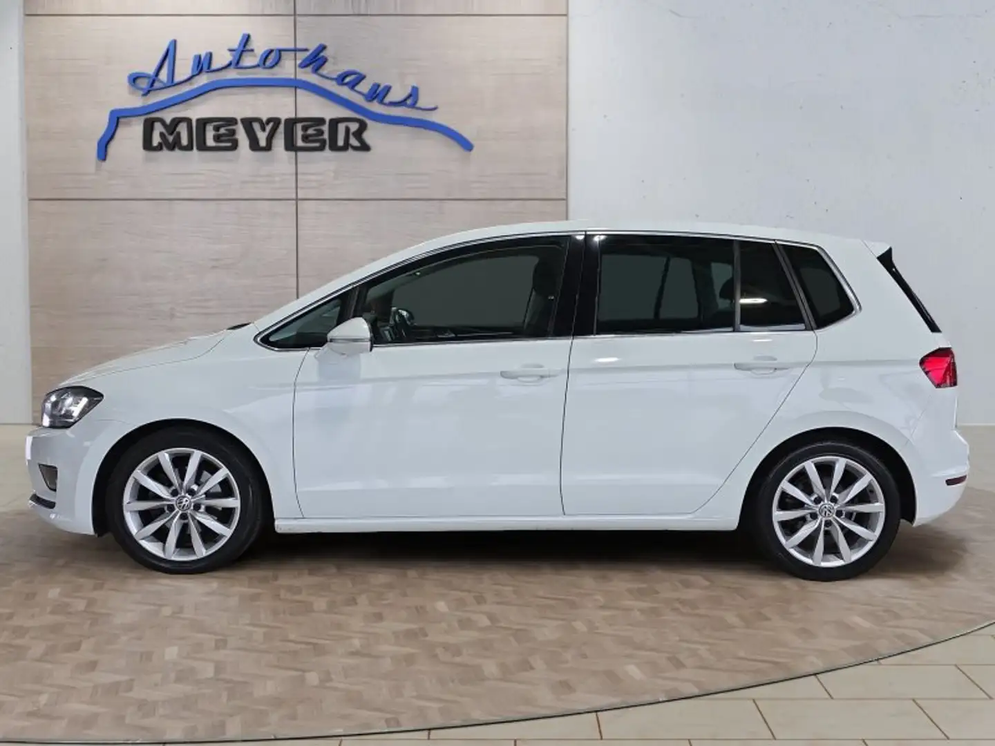 Volkswagen Golf Sportsvan Highl.1,4TSI 150PS Navi/BI-Xenon/Kamera Blanco - 2