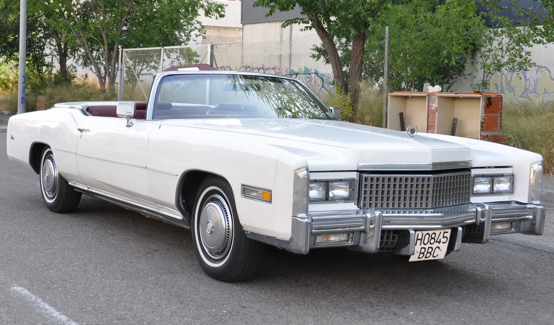 Cadillac Eldorado Convertible Beyaz - 2