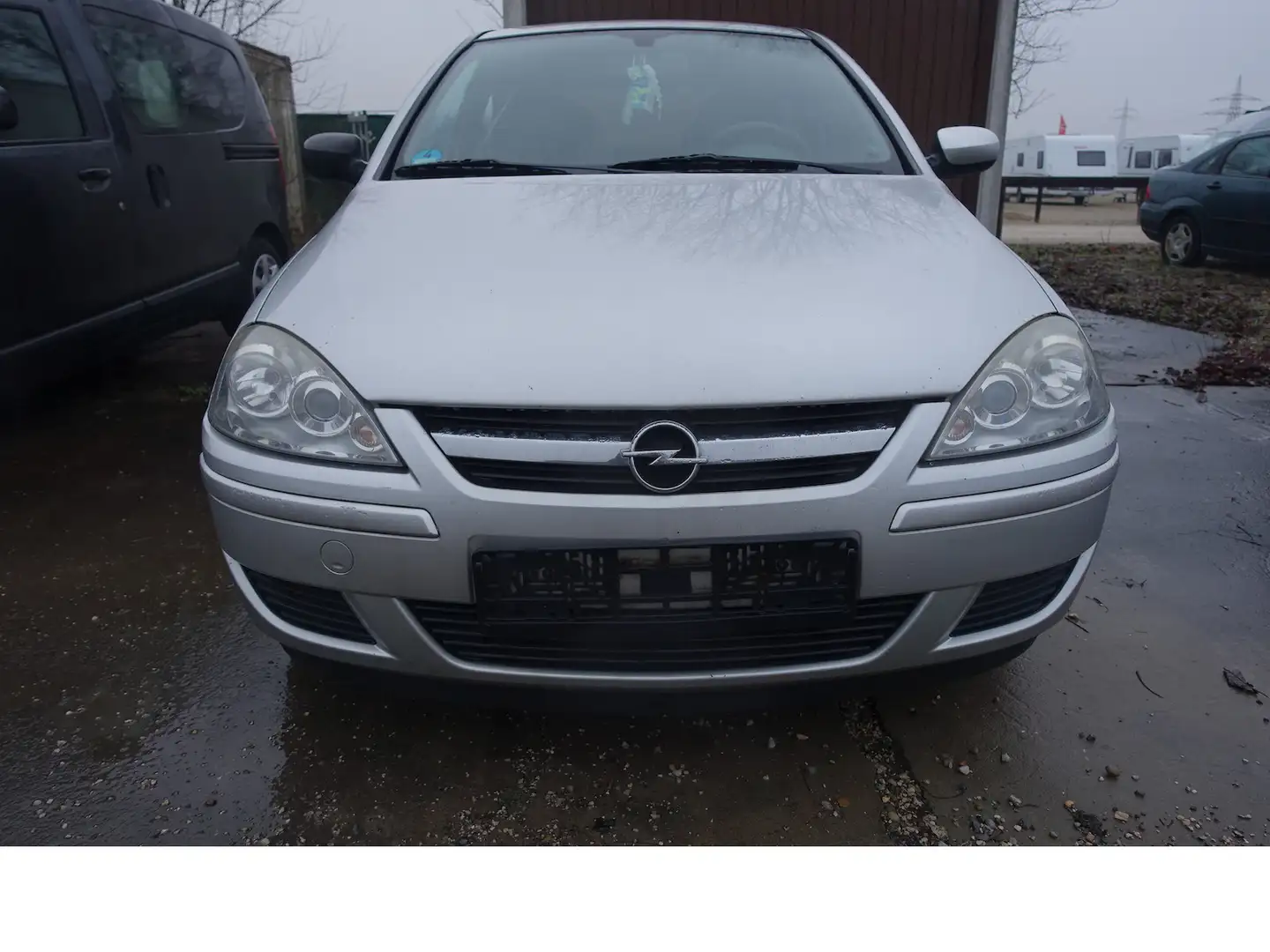 Opel Corsa Klima el. Fenster neue Ganzjahresreifen fahrbereit Gümüş rengi - 2