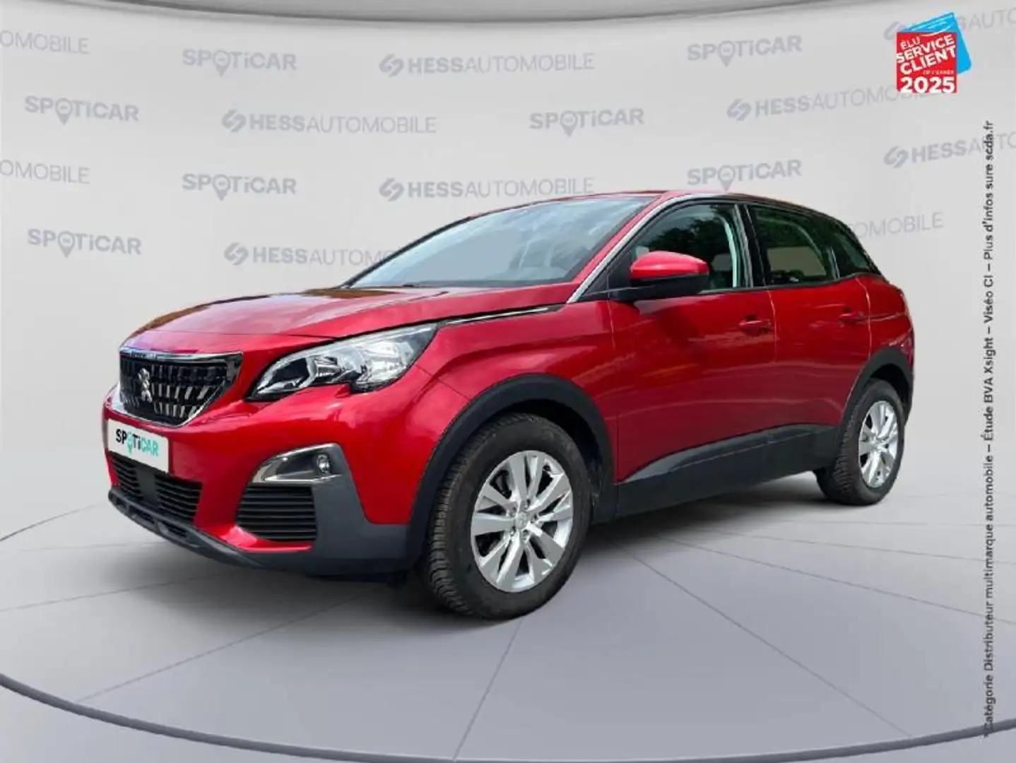 Peugeot 3008 1.2 PureTech 130ch Active S\u0026S Rouge - 1