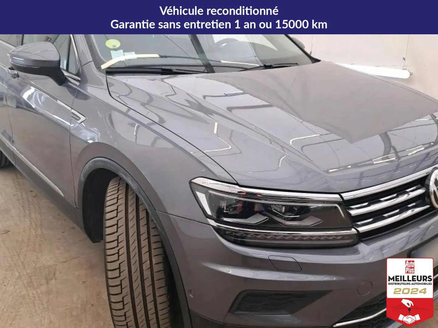 Volkswagen Tiguan Allspace TDI 150 DSG7 Carat Exclusive +Caméra 360Â° +Si¨ges avant chauffants Gris - 2