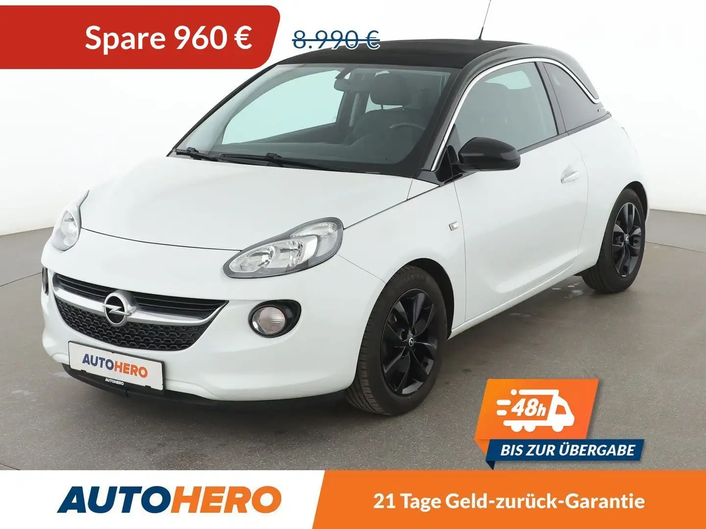 Opel Adam 1.2 Open Air 120 Jahre*FALTDACH*PDC*SHZ*KLIMA* Weiß - 1