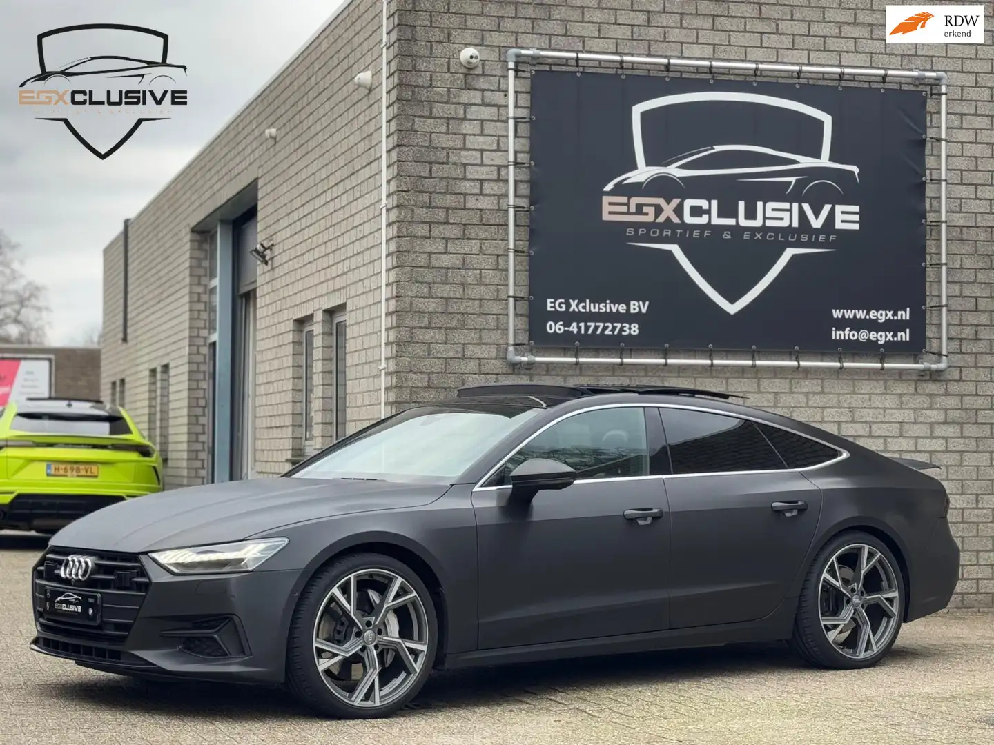 Audi A7 SPORTBACK 55 TFSI quattro Pro Line S ACC/HUD/PANO/ Grijs - 1