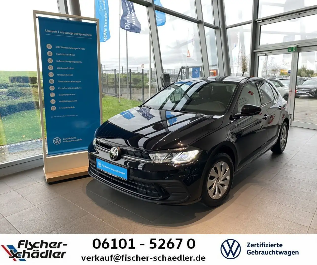 Volkswagen Polo Life 1.0TSI*Navi*LED*IQDrive*SitzHz.*Dig.Co Schwarz - 1