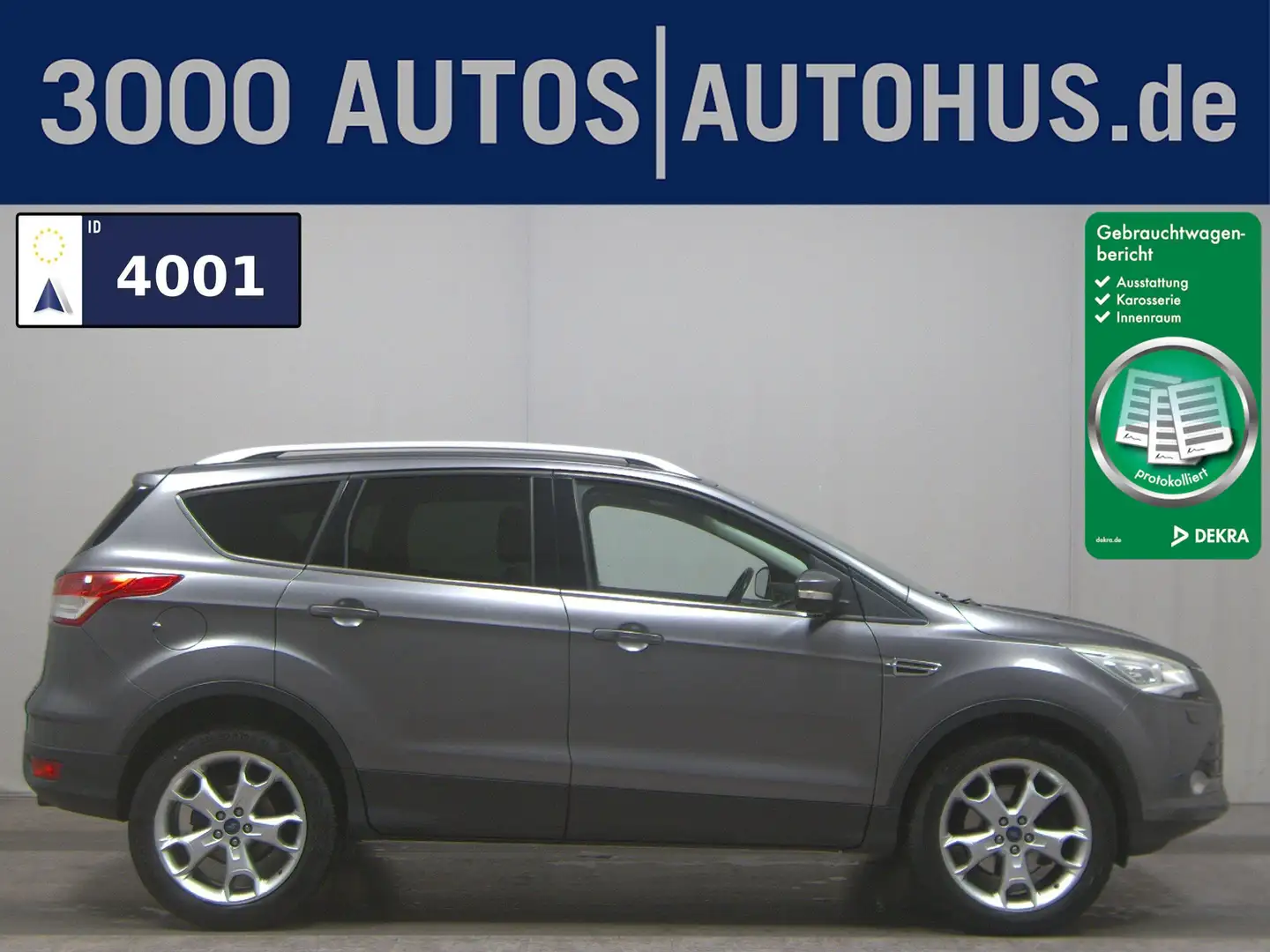 Ford Kuga 1.6 EcoBoost Titanium Xenon RfK Pano ACC Grau - 1
