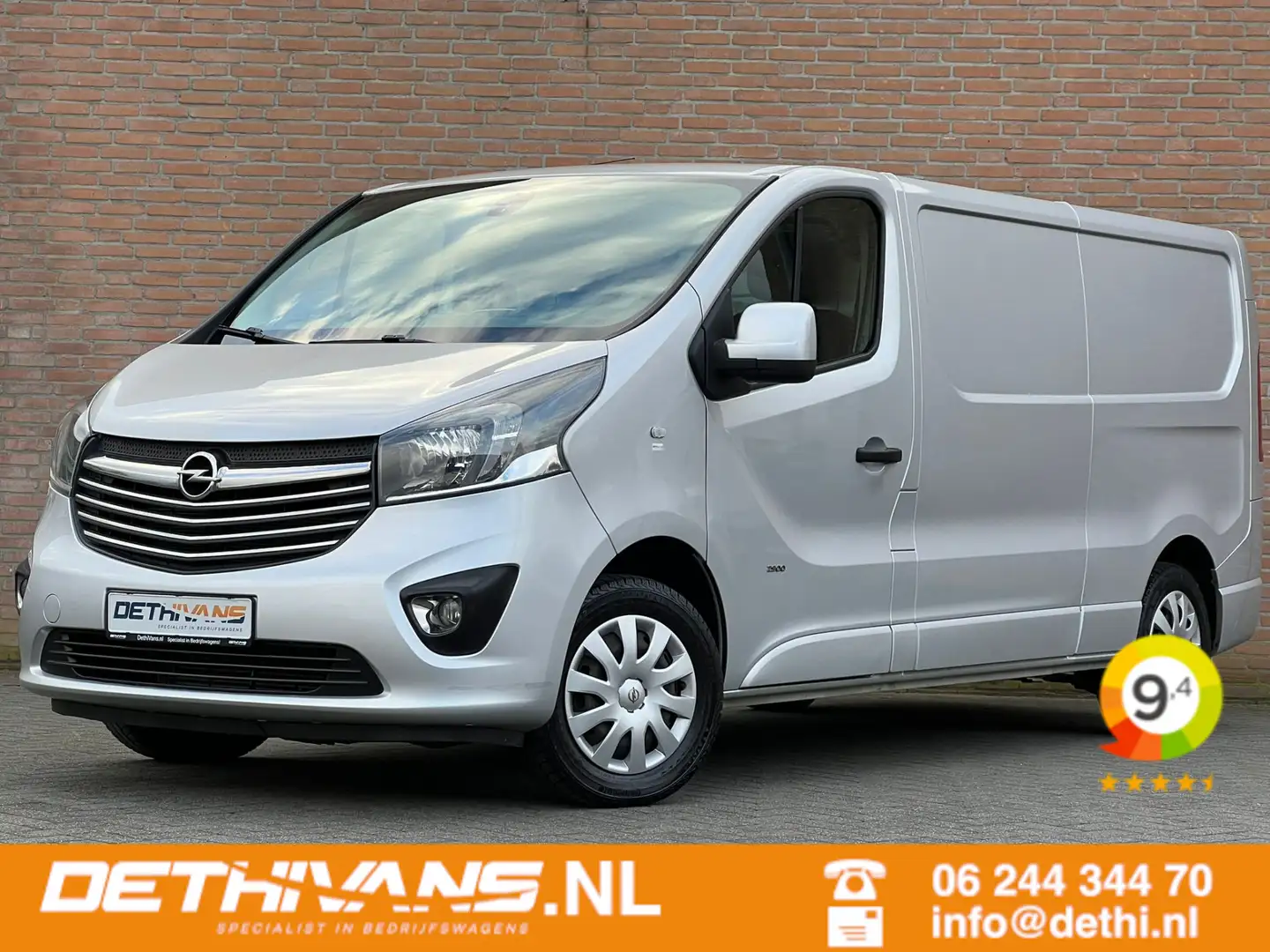 Opel Vivaro 1.6CDTI 120PK Lang / Cruisecontrol / Airconditioni Zilver - 1