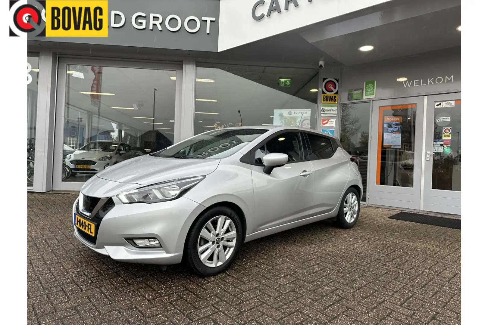 Nissan Micra (Verkocht) 1.0 IG-T N-Connecta | Airco | Cruise | Grau - 1