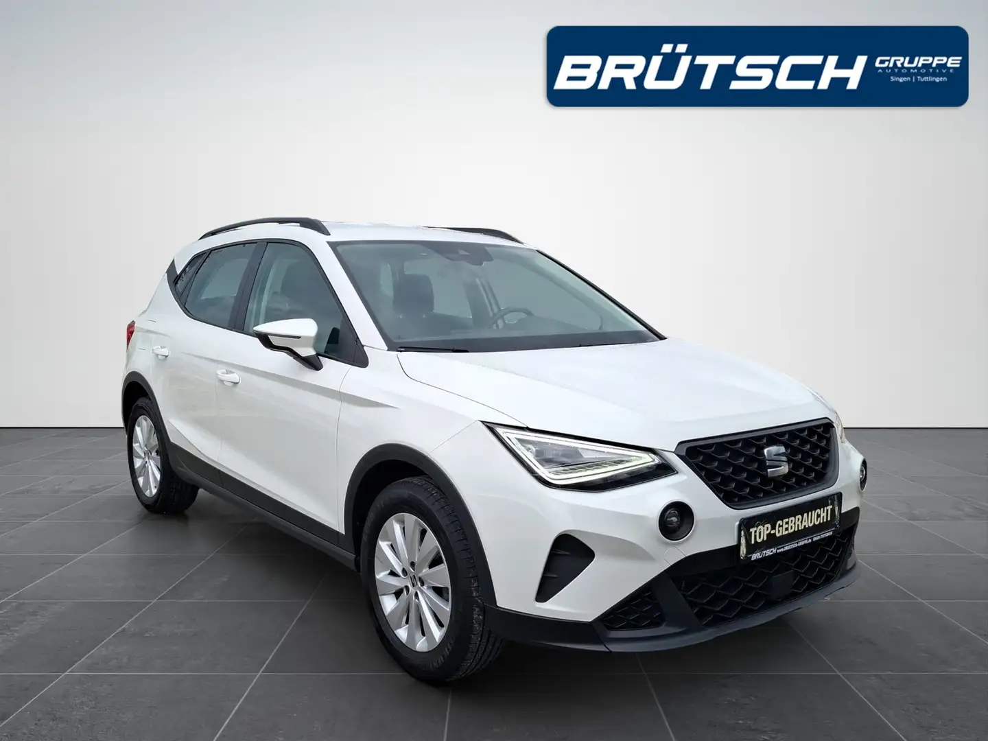 SEAT Arona 1.0 TSI Style DSG / KLIMA / SMART-LINK / SITZHEIZU Weiß - 2