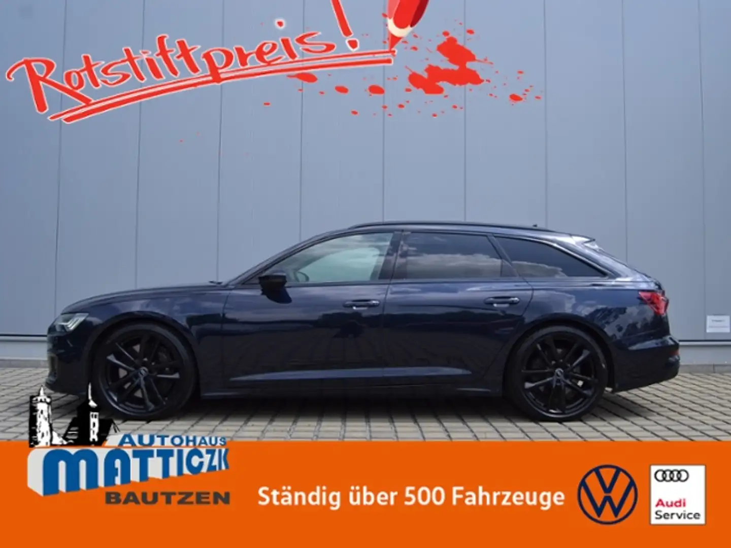 Audi S6 Avant 3.0 TDI quattro OPTIK-SW/AHK/MATRIX/21-ZOLL Bleu - 1