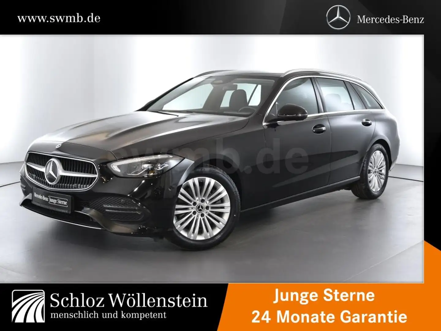 Mercedes-Benz C 200 4M T Avantgarde/LED/Advanced-P/RfCam Noir - 1