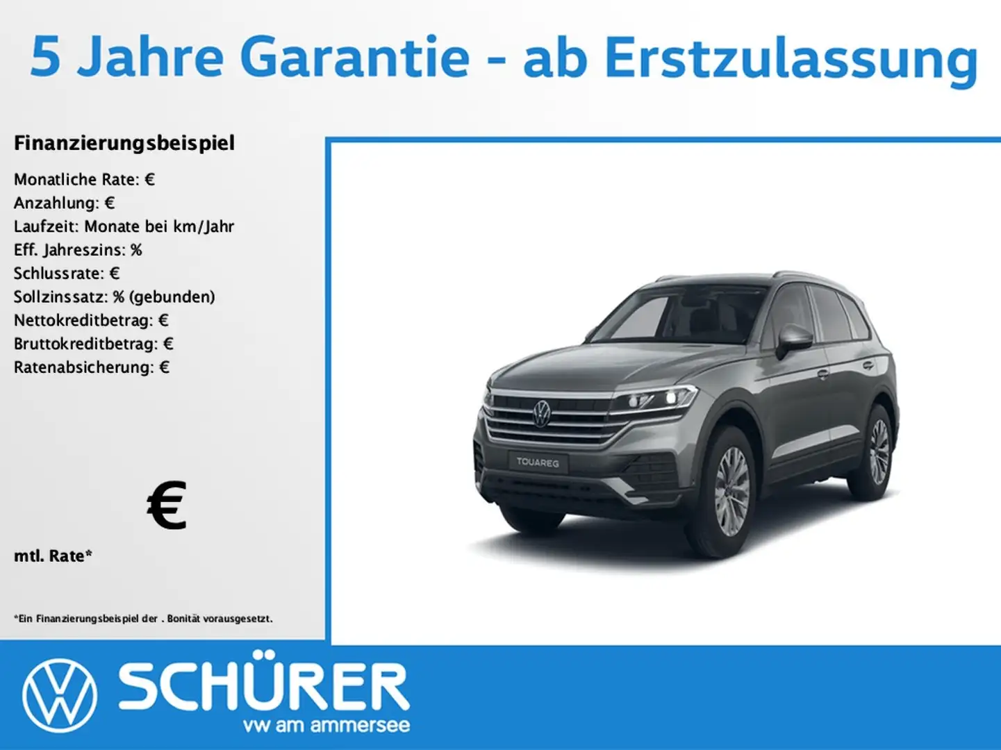 Volkswagen Touareg 3.0TDI 4Motion Luft AHK Totwinkel Keyless Rkam Grau - 1