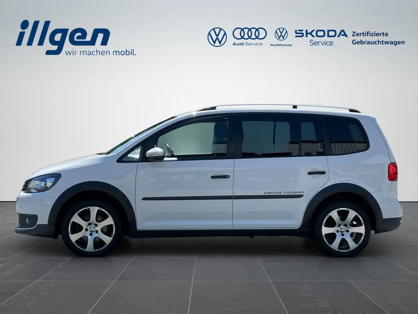 Volkswagen Touran 2.0 TDI Cross DSG+XEN+AHK+ZAHNRIE. NEU+8FACH Blanc - 2