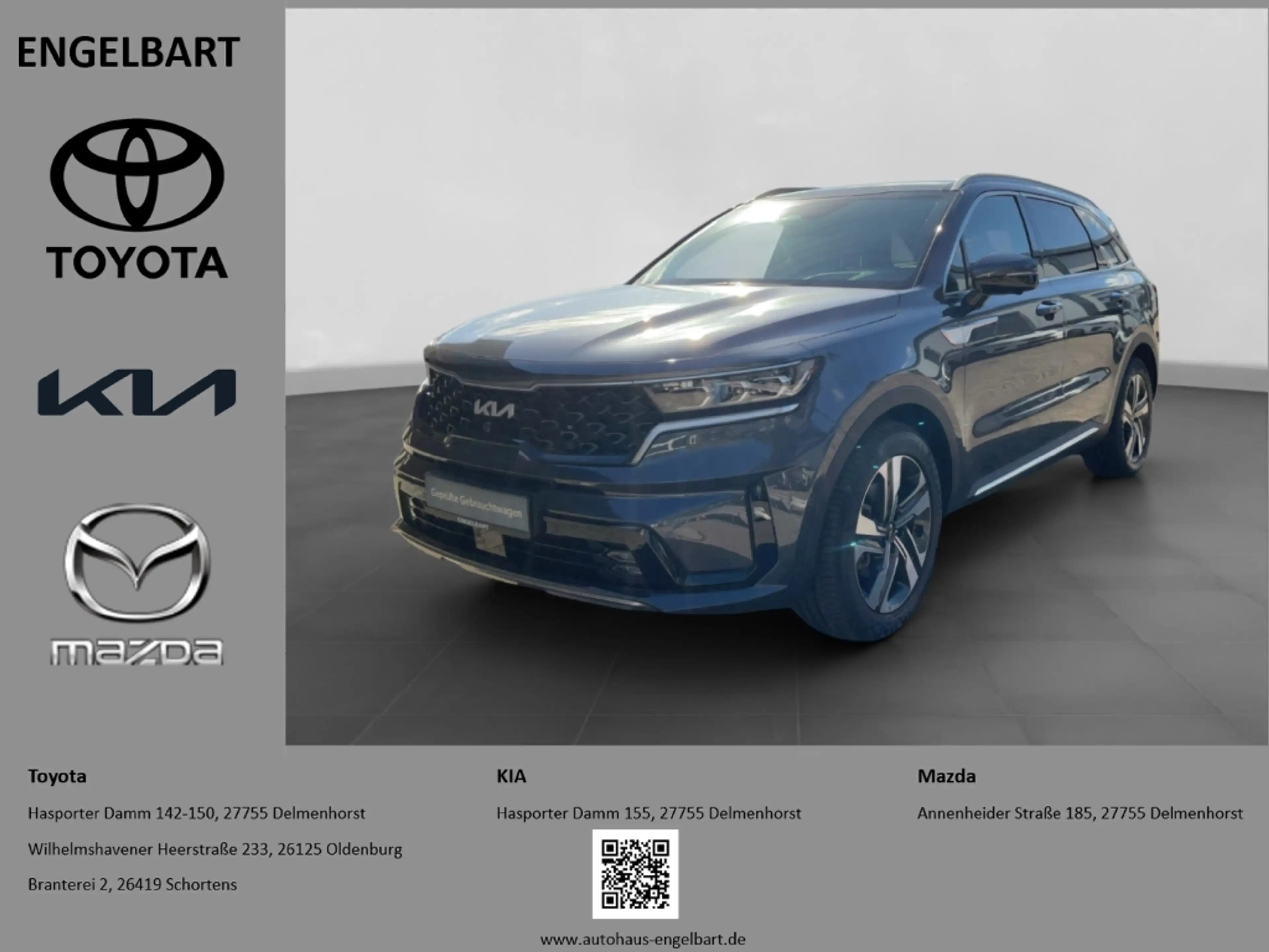 Kia Sorento Platinum 4WD Plug-In Hybrid HUD Niveau El. Panodac