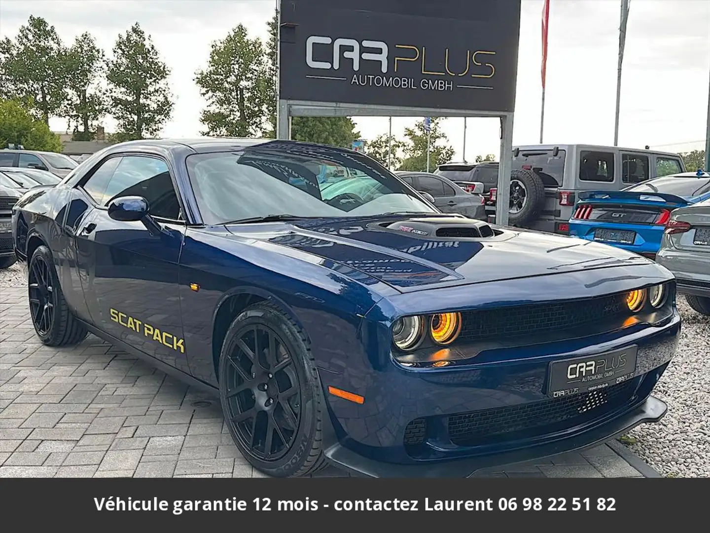 Dodge Challenger SRT Shaker 491 hp 6.4L V8 Tout compris hors homolo Bleu - 1
