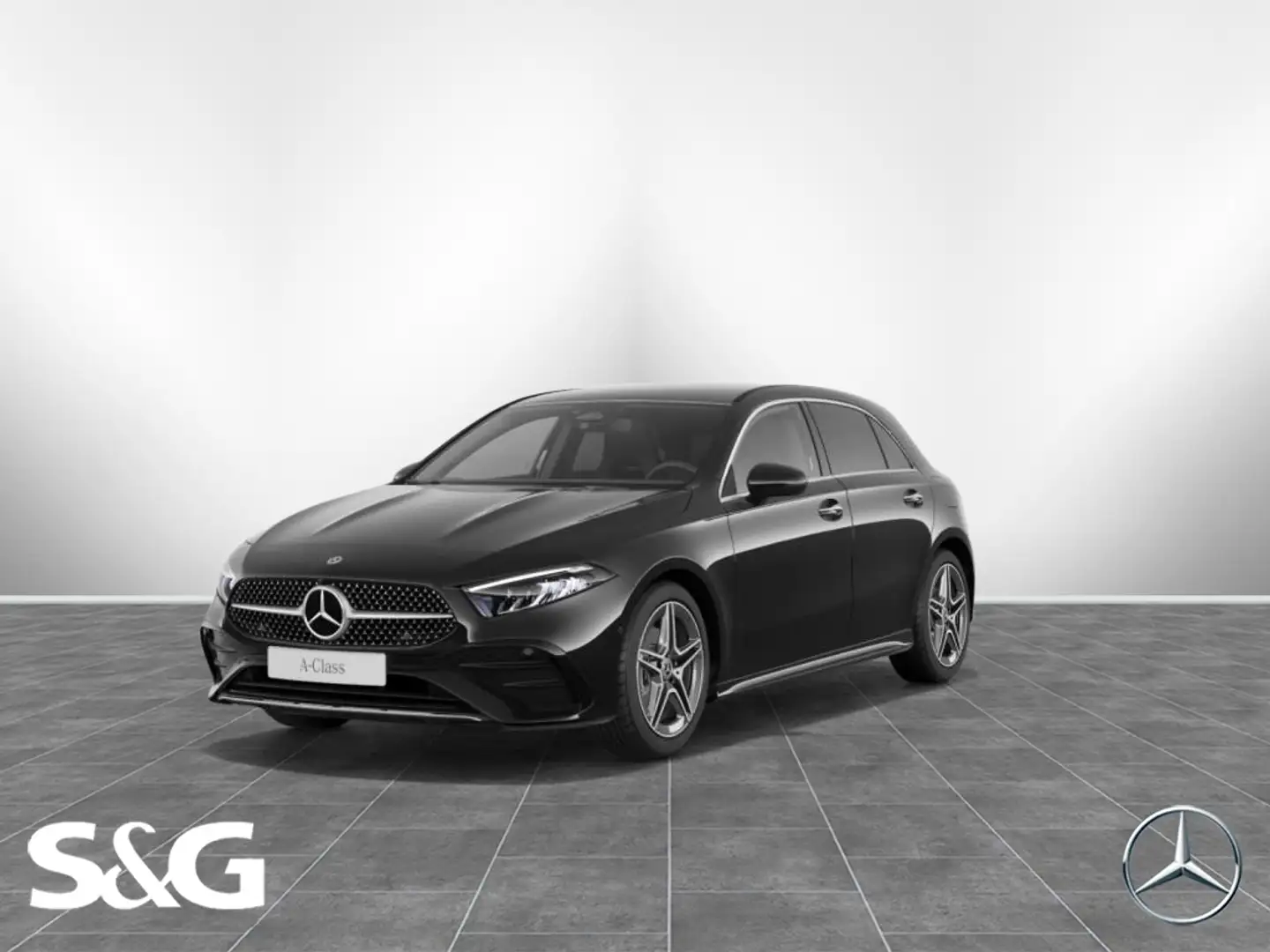 Mercedes-Benz A 200 AMG KAMERA+SPURHALTE+KEYLESS+PDC+MBUX+18" Schwarz - 1