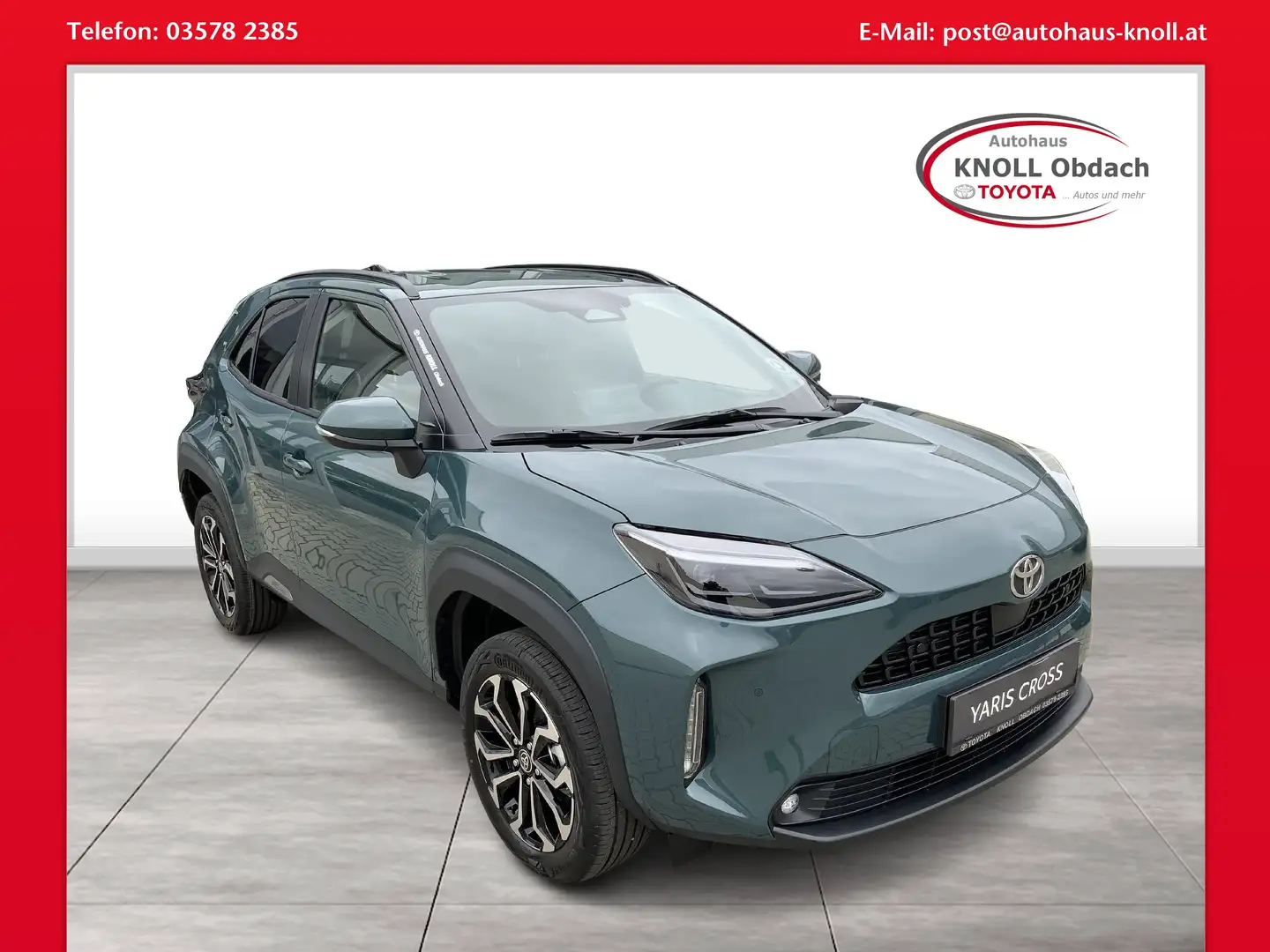 Toyota Yaris Cross 1,5 Hybrid 2WD Active Drive Safetypaket kostenlos Grün - 1