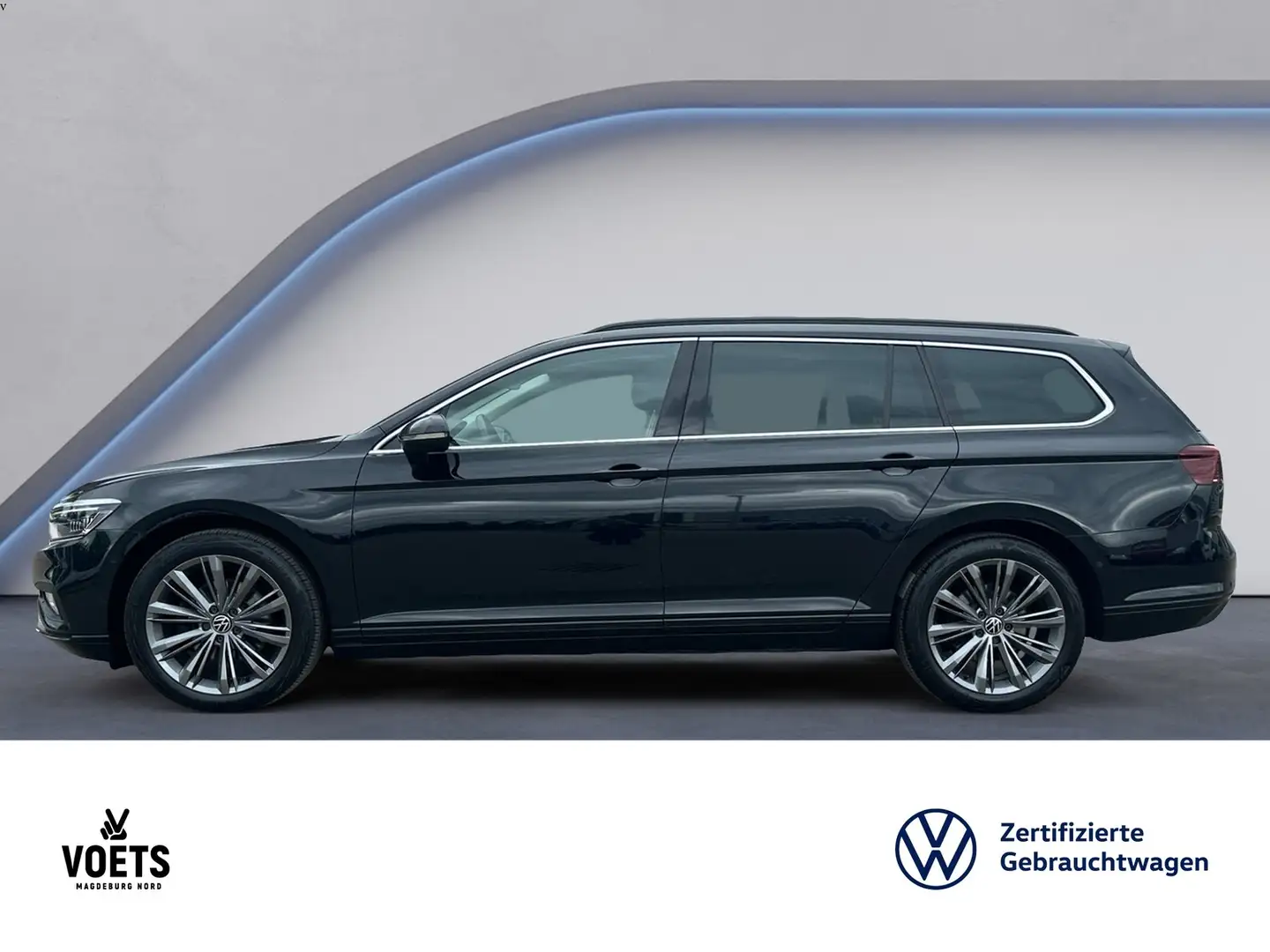 Volkswagen Passat Variant 2.0TSI BUSINESS DSG AHK+LED+Navi Negro - 2