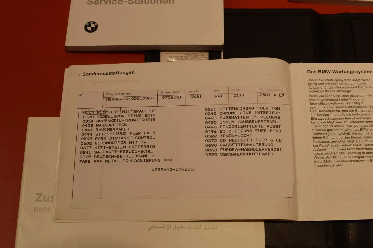 BMW 750 iXL/E38/BMW WERKS L7/TÜV/SERVICE HISTORIE/TOP, foto 5