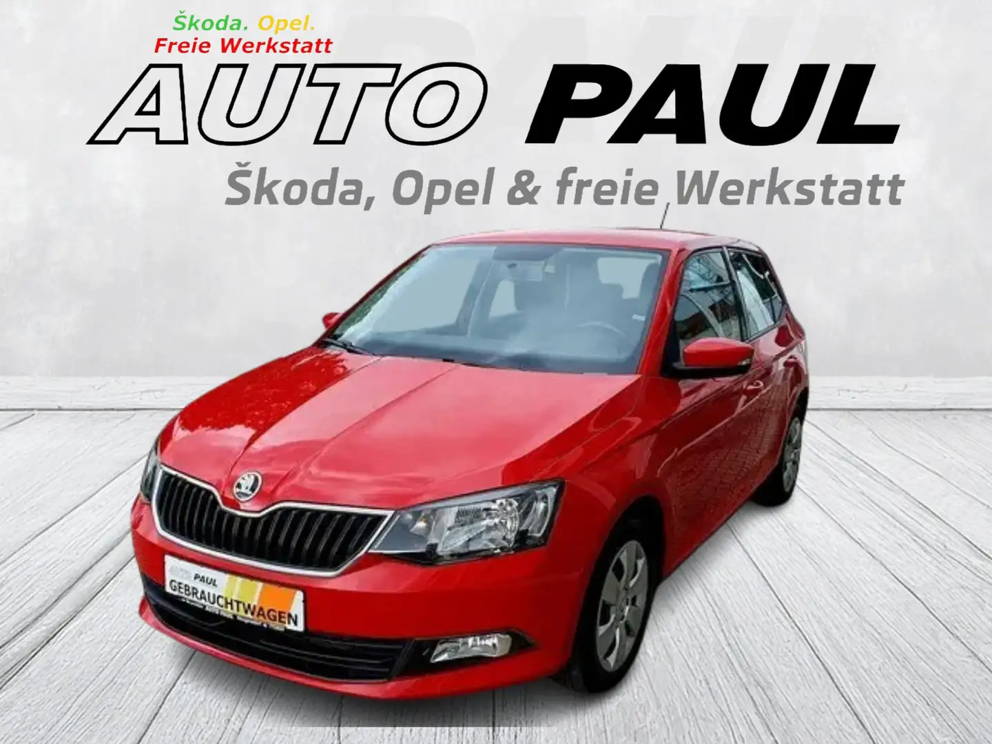 Skoda Fabia Ambition *erst 19.745 Kilometer*1.Hand*Klima* Rot - 1