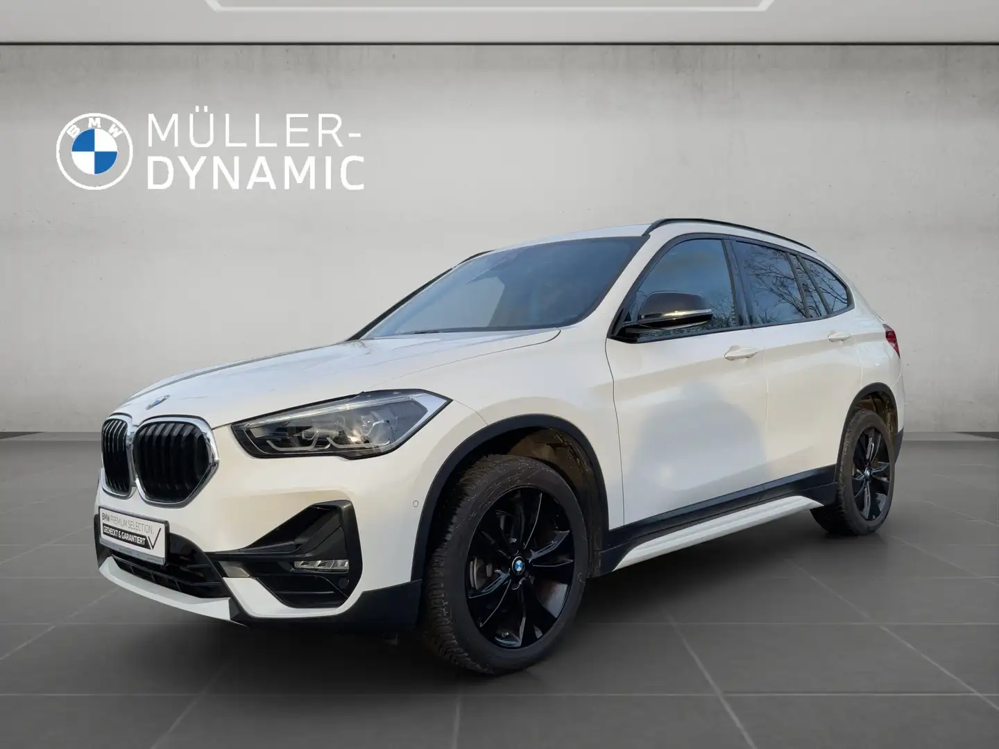 BMW X1 sDrive18d SPORT LINE LED PDC NAVI AHK TEMPOMAT SHZ Weiß - 1