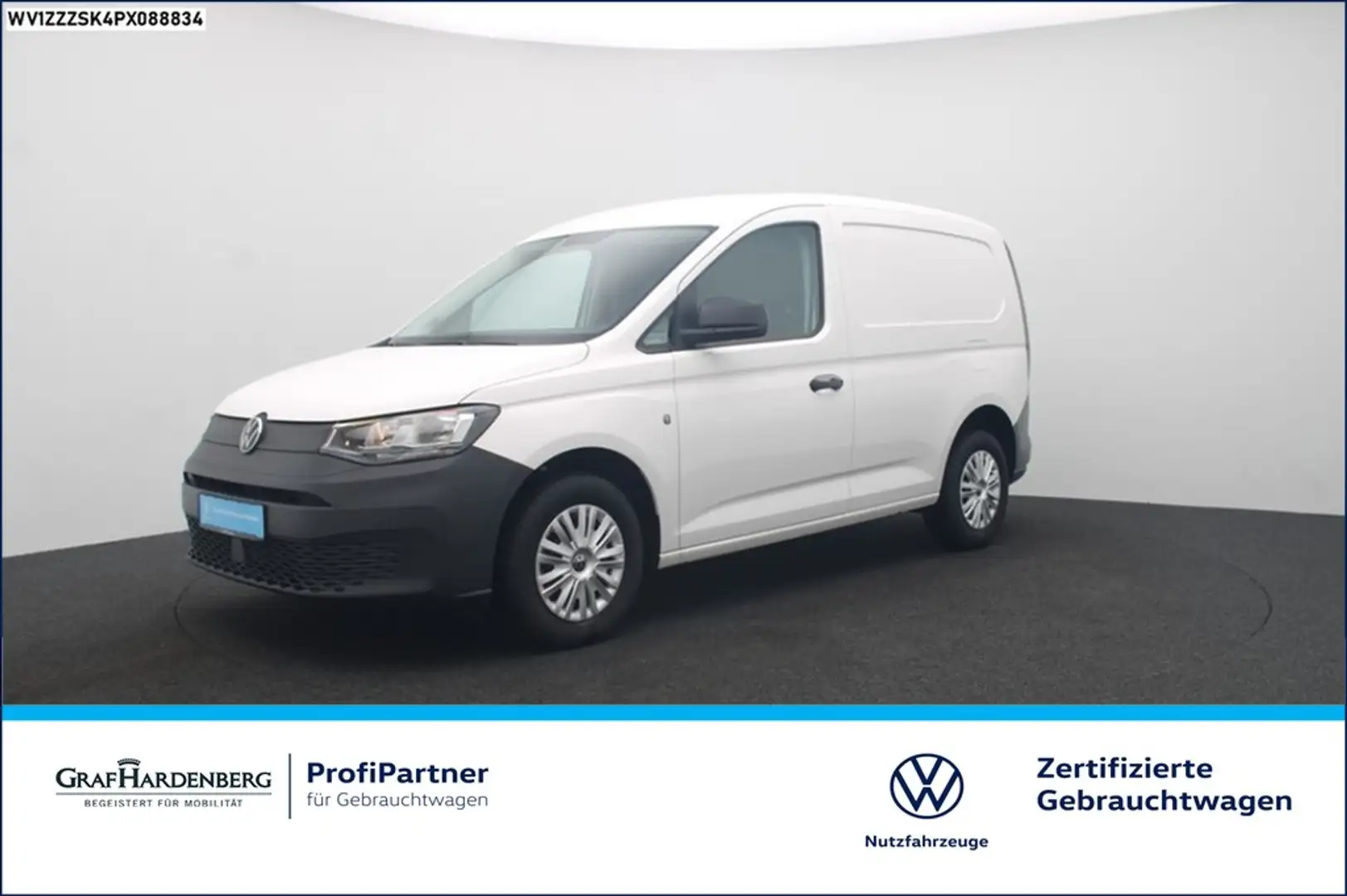 Volkswagen Caddy Cargo 2.0 TDI Navi DAB+ GJR Weiß - 1