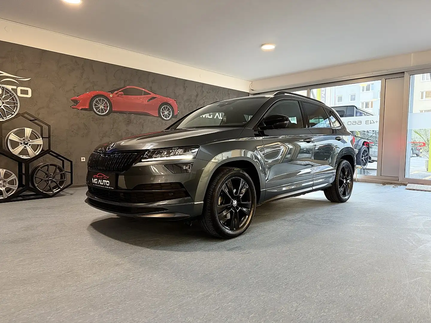 Skoda Karoq SPORTLINE DSG ALLRAD *AHK*RFK*VIRTUAL*GARANTIE Grau - 1
