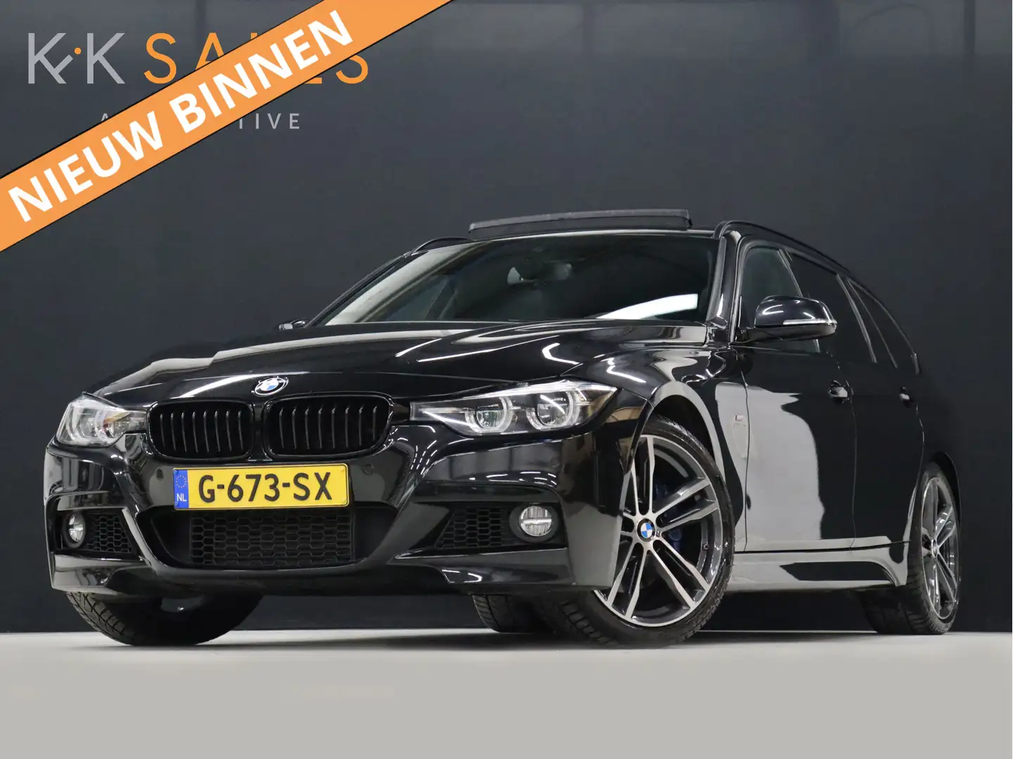 BMW 318 3-serie Touring 318i M Sport Corporate Lease [CAME Zwart - 1