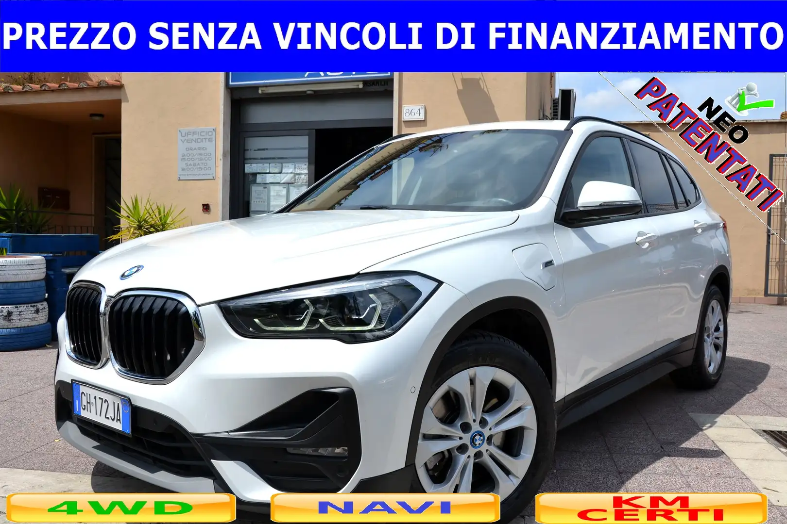 BMW X1 25e X-DRIVE HYBRID PLUG-IN **LED-NAV-PDC**UNIPRO' Weiß - 1