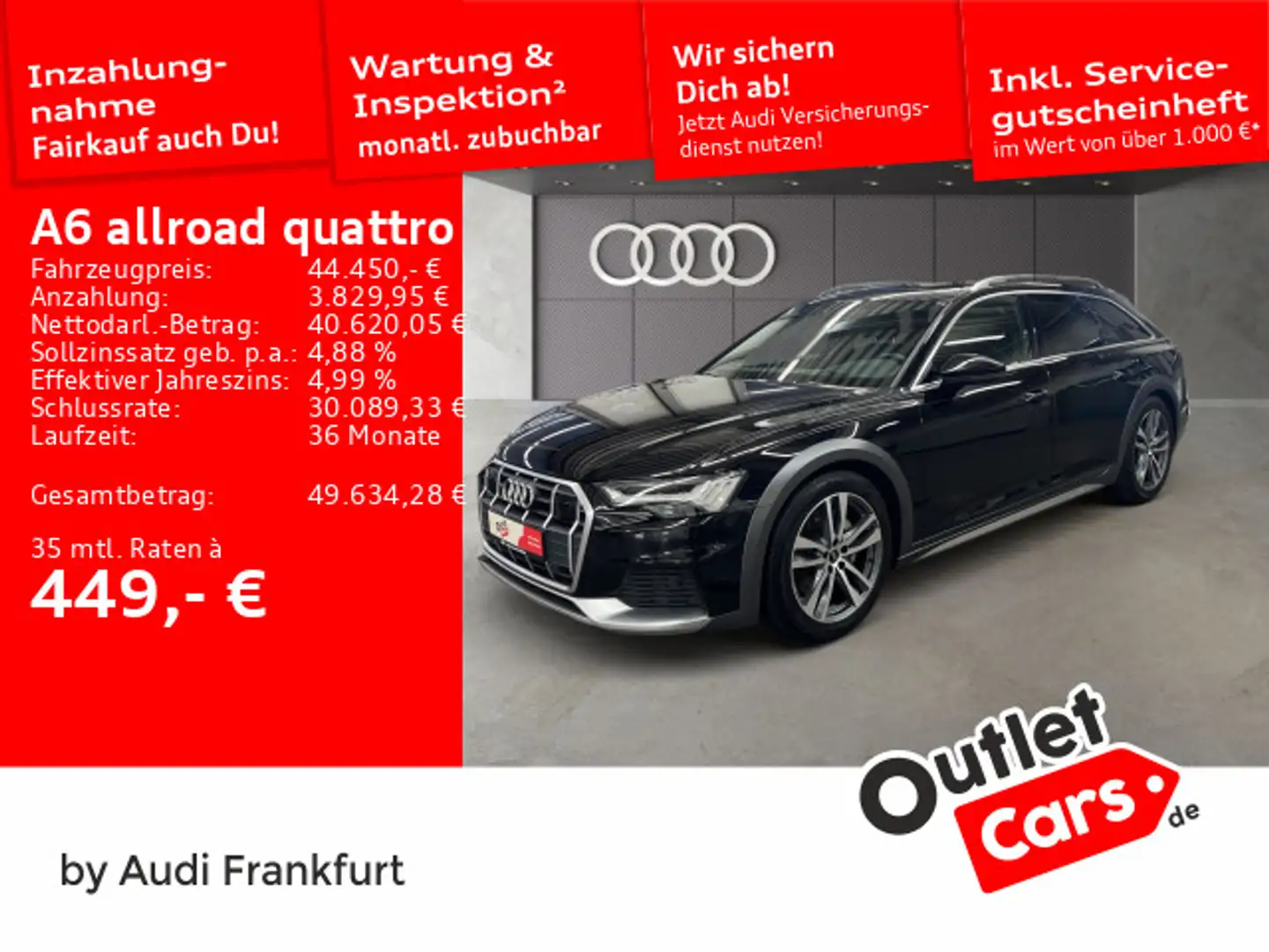 Audi A6 allroad A6 allroad 50 TDI quattro tiptronic HD Matrix-LE Schwarz - 1