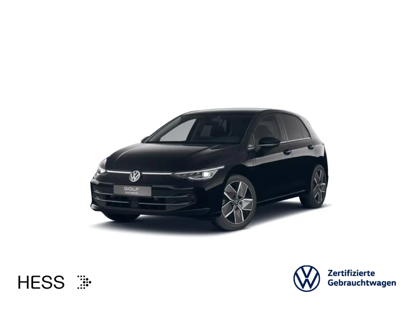 Volkswagen Golf VIII 1.5 e-Hybrid DSG STYLE*IQ.LIGHT*HUD*AH Schwarz - 1