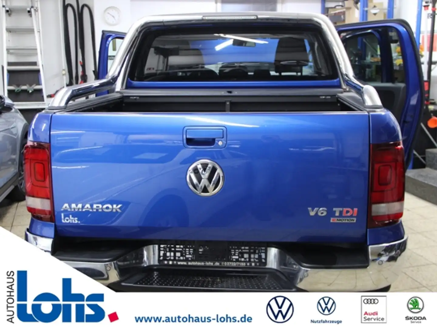 Volkswagen Amarok V6 TDI 4 Motion Highline Aventura Tiptronic KLIMA Bleu - 1