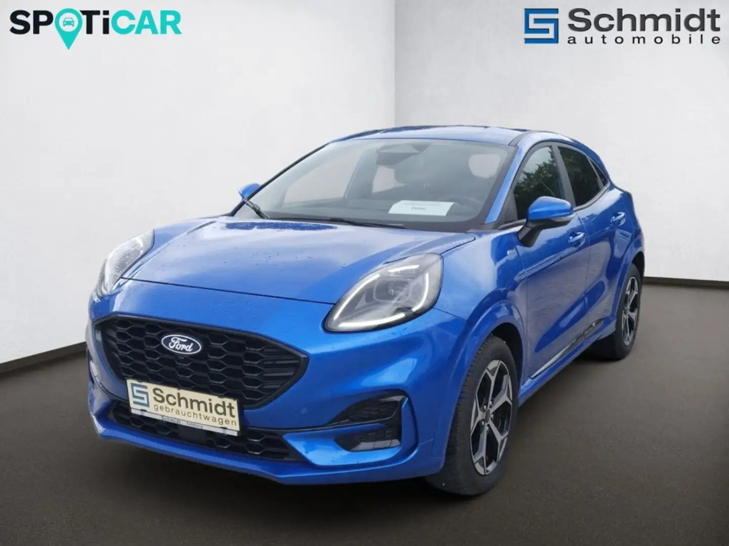 Ford Puma ST-Line MHEV 5-türig 1,0L Eboost 125PS A7 F Blau - 1