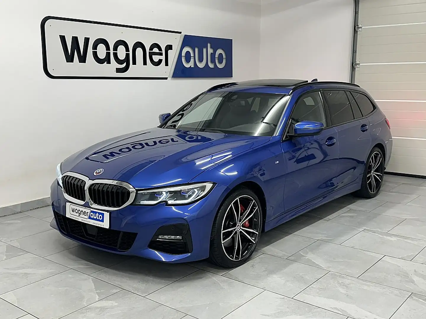 BMW 330 d xDrive Touring M-Sport Aut. Laserlicht/ACC/Pa... Blauw - 2