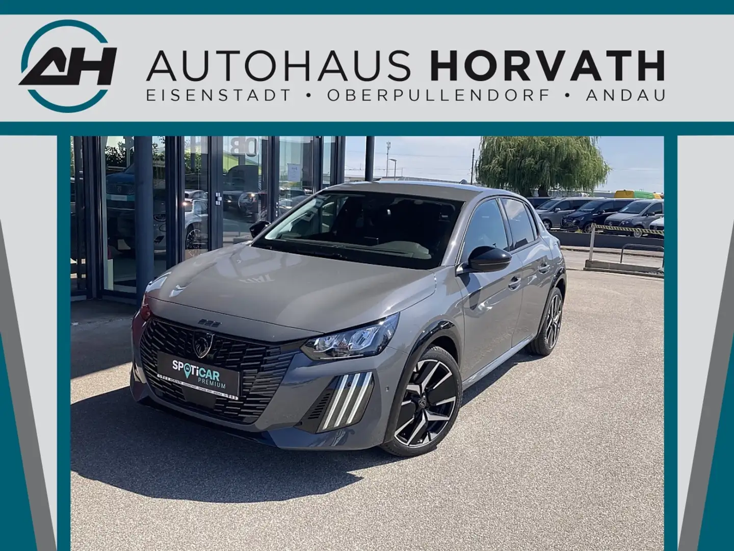 Peugeot 208 Allure Turbo 100 6-Gang manuell!inl.NAVIPACK!AK... Grau - 1