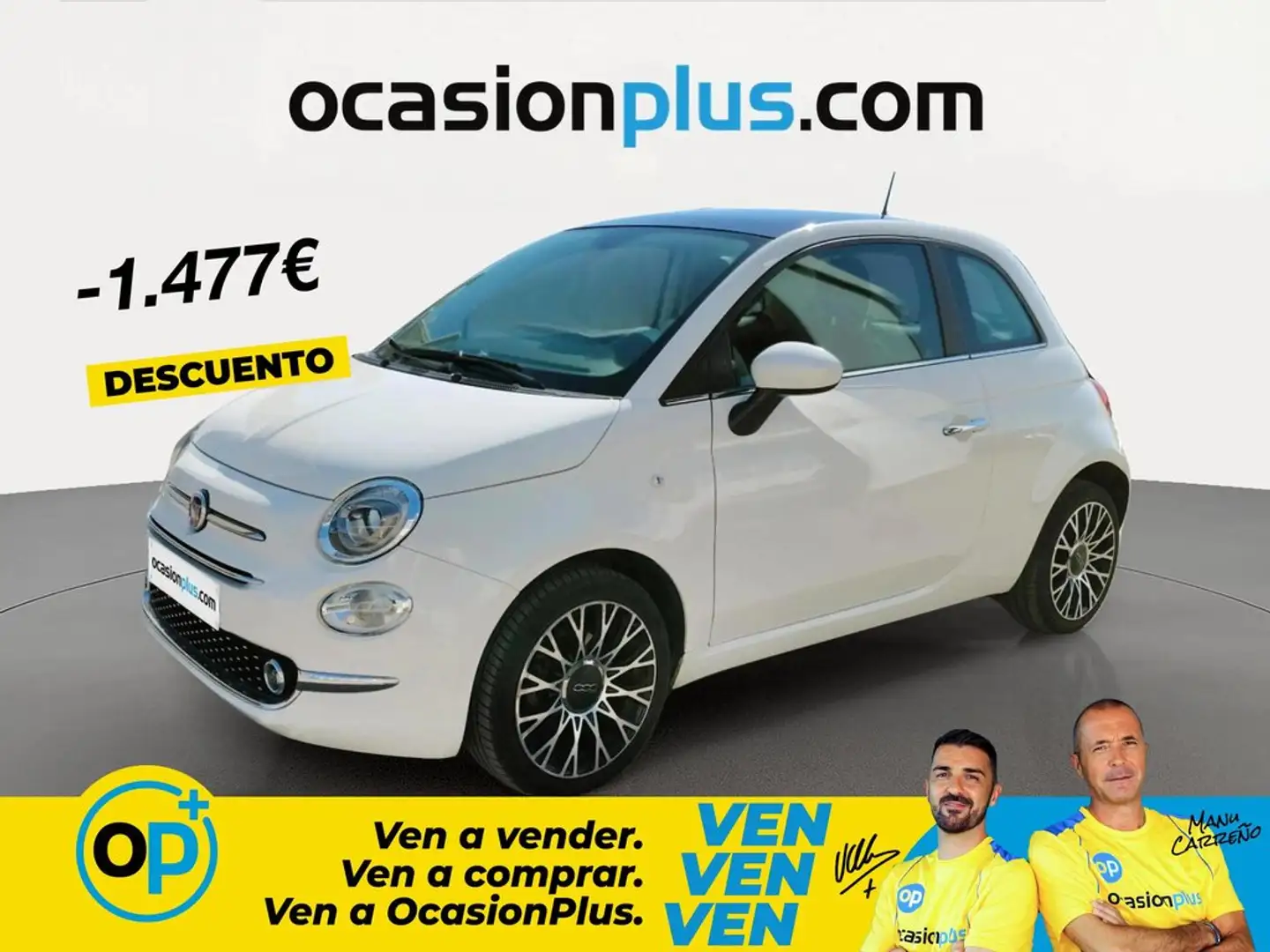 Fiat 500 1.0 Hybrid Dolcevita 52kW Blanco - 1