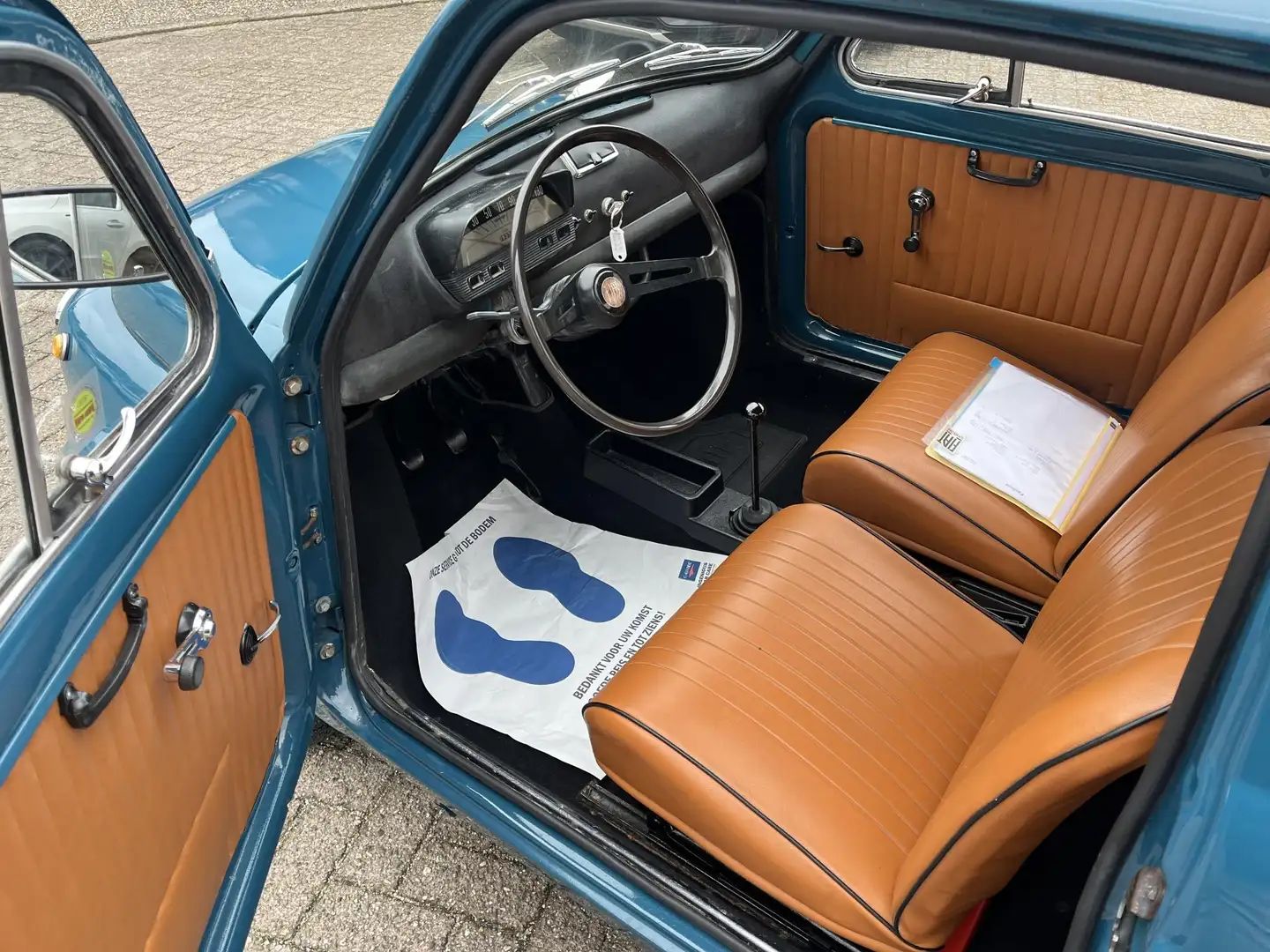 Fiat 500 110 f berlina Berlineta In originele staat interie Albastru - 2
