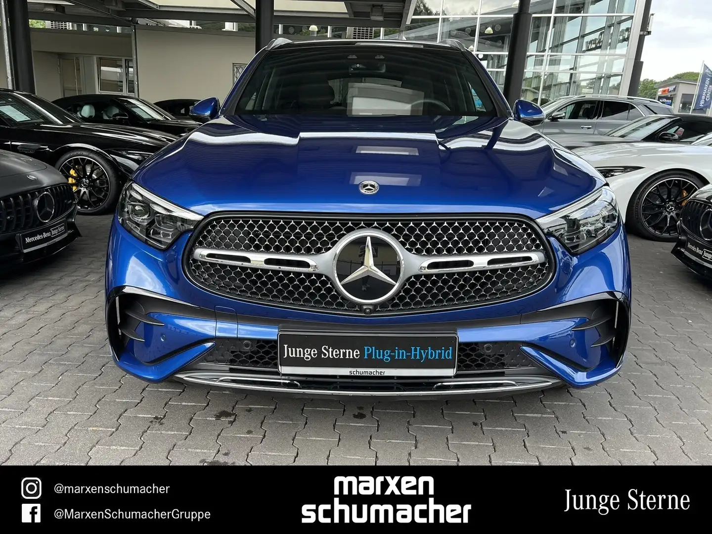 Mercedes-Benz GLC 300 GLC 300 de 4M AMG Premium+Pano+360+Chrom+Memory Blau - 2
