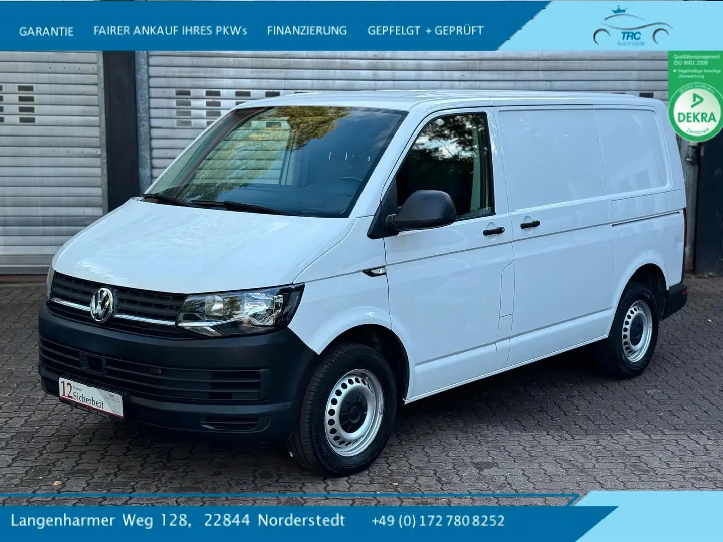 Volkswagen T6 Transporter Kasten-Kombi Kasten Weiß - 1