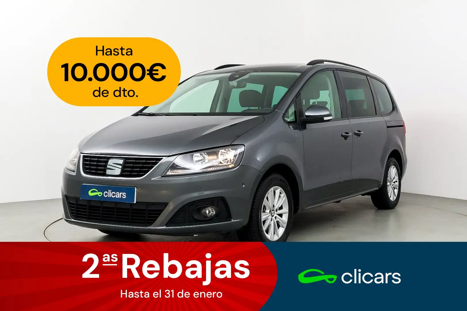 SEAT Alhambra 1.4 TSI S&S Style DSG 7 plazas Gris - 1