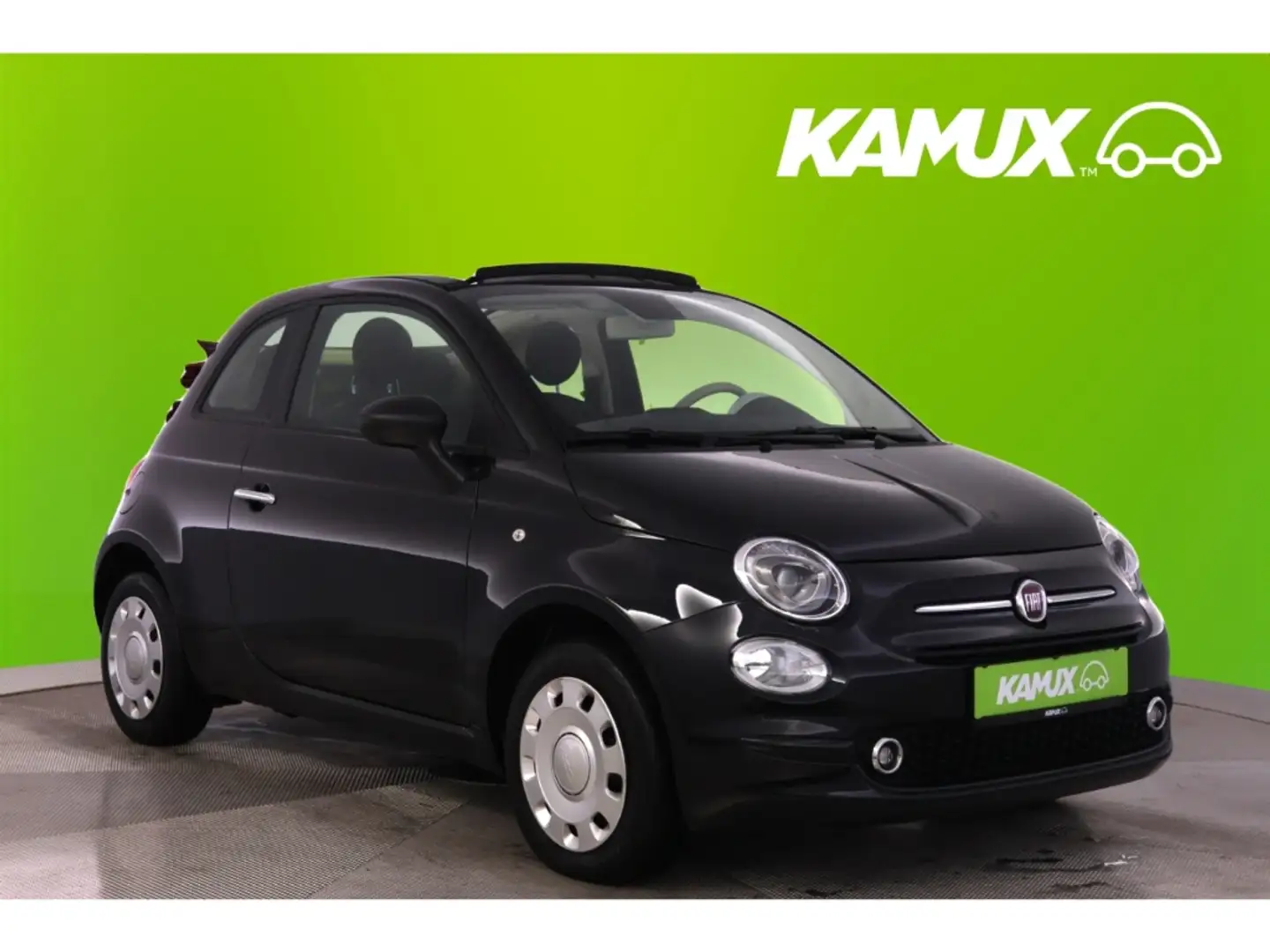 Fiat 500C 1.0Mild-Hybrid Serie+CARPLAY+TEMPO+PDC Schwarz - 1