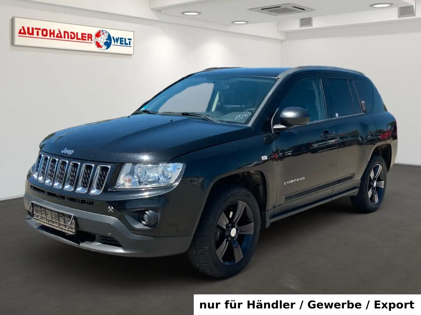Jeep Compass Sport 2.2 D 4x4 Klima AHK Tempo BT Schwarz - 1