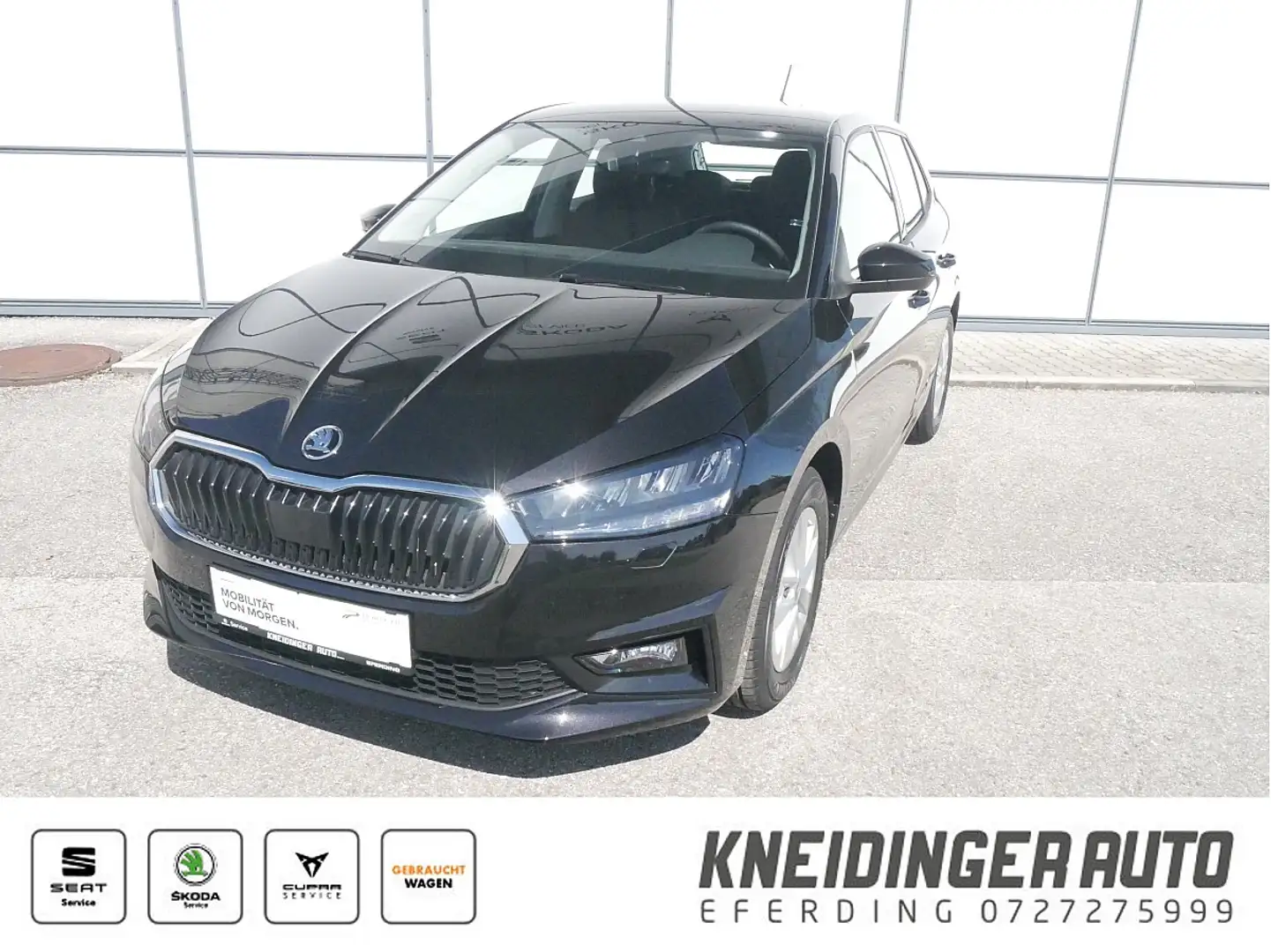 Skoda Fabia Essence 1,0, € 14.490 ,- inkl. Porsche Bank Bon... Schwarz - 1