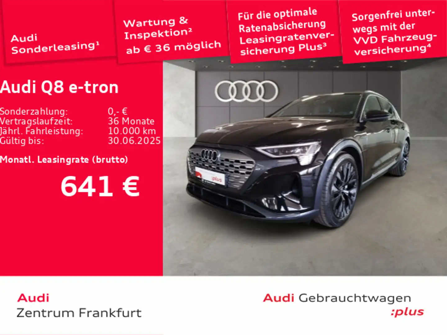 Audi Q8 e-tron 55 quattro advanced Digitaler Matrix-L Schwarz - 1