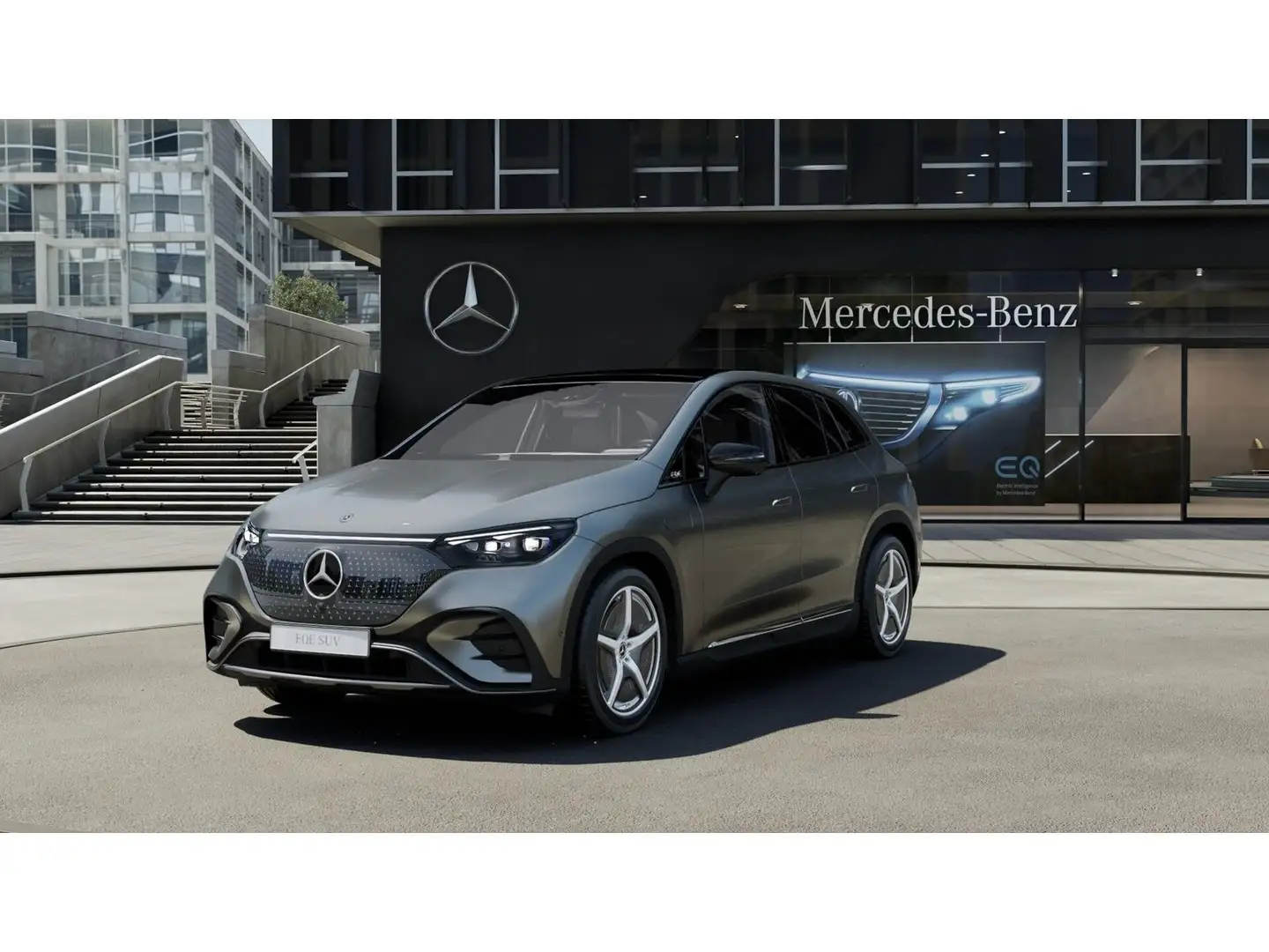 Mercedes-Benz EQE 350 + SUV AMG Prem AIRMATIC Pano AHK HUD HAL Gris - 2