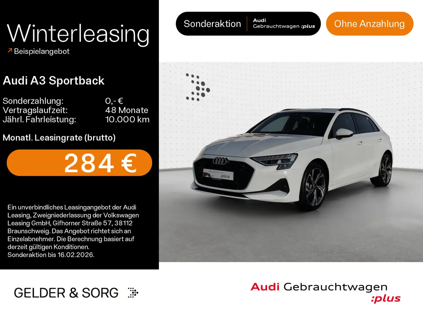Audi A3 30 TDI SONOS*HuD*LED*RFK*Navi Weiß - 1