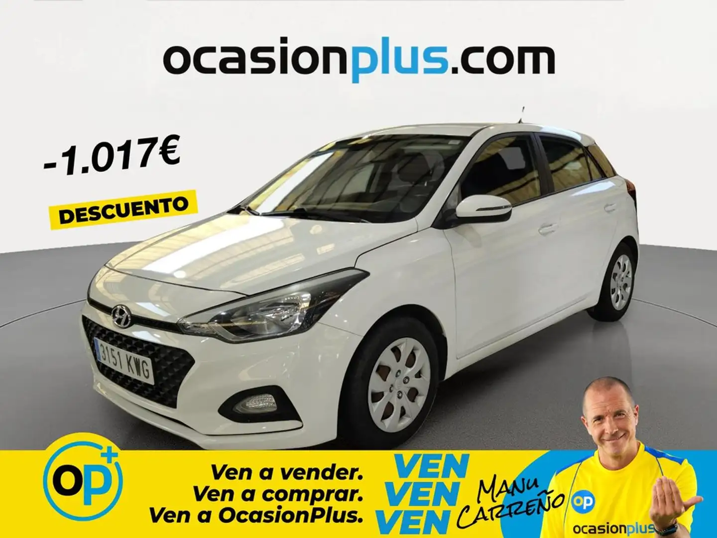 Hyundai i20 1.2 MPI Essence LE Blanco - 1