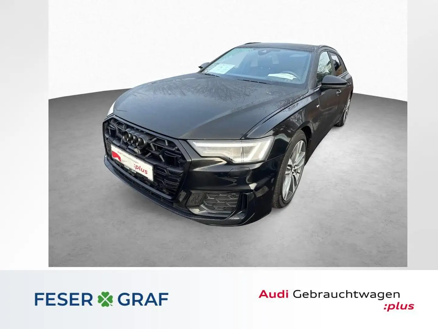 Audi A6 Avant 45 TFSI S tr. 2x S line-HuD-Matrix-ACC Schwarz - 1