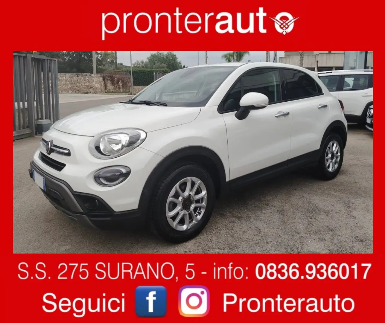 Fiat 500X 1.3 Mjt Cross Blanc - 1